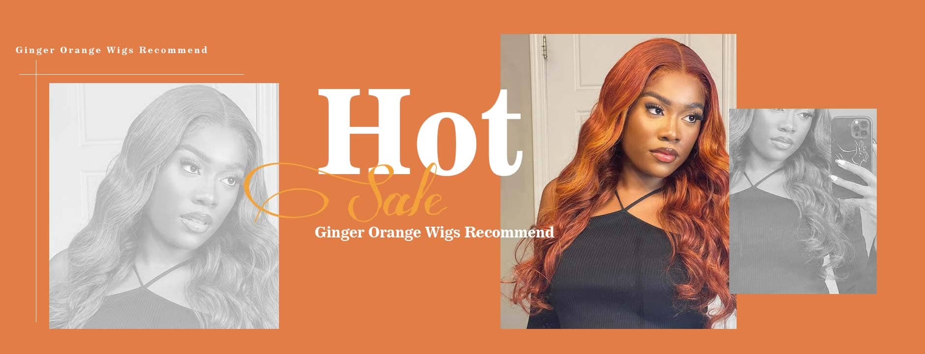 Hot Sale Ginger Orange Wigs Recommend