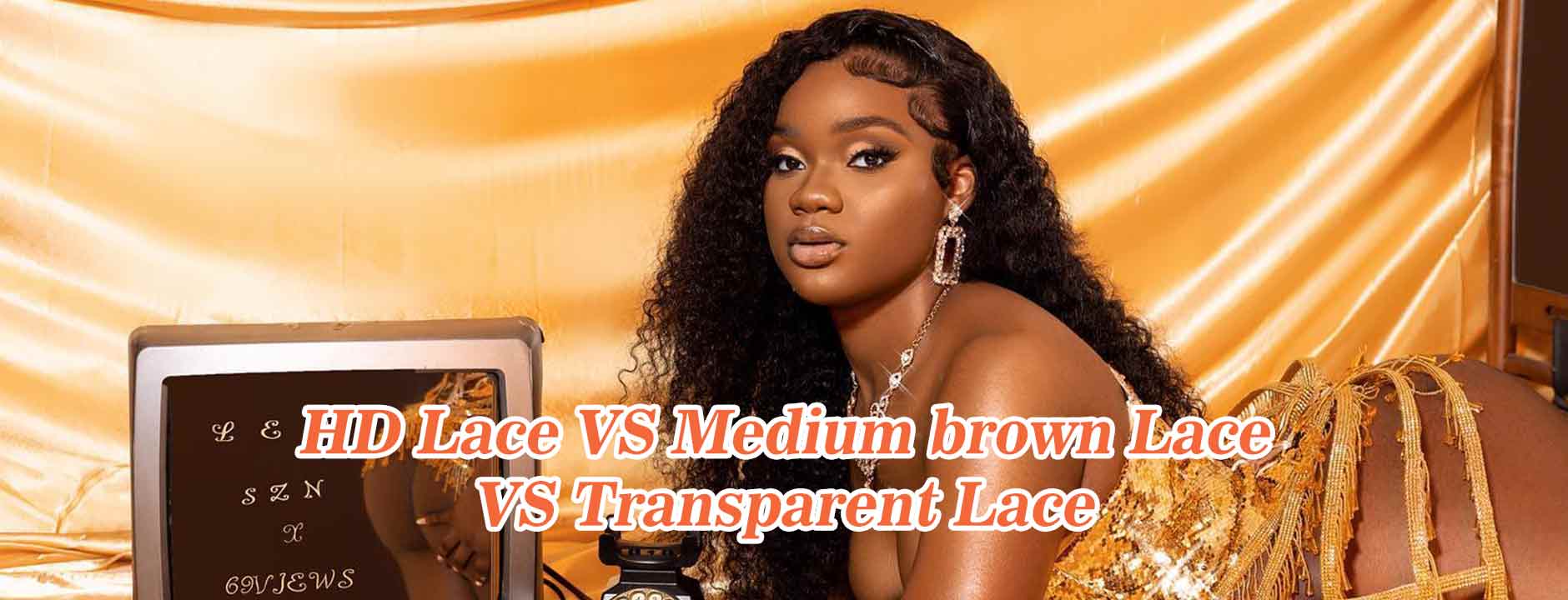 HD Lace VS Medium brown Lace VS Transparent Lace