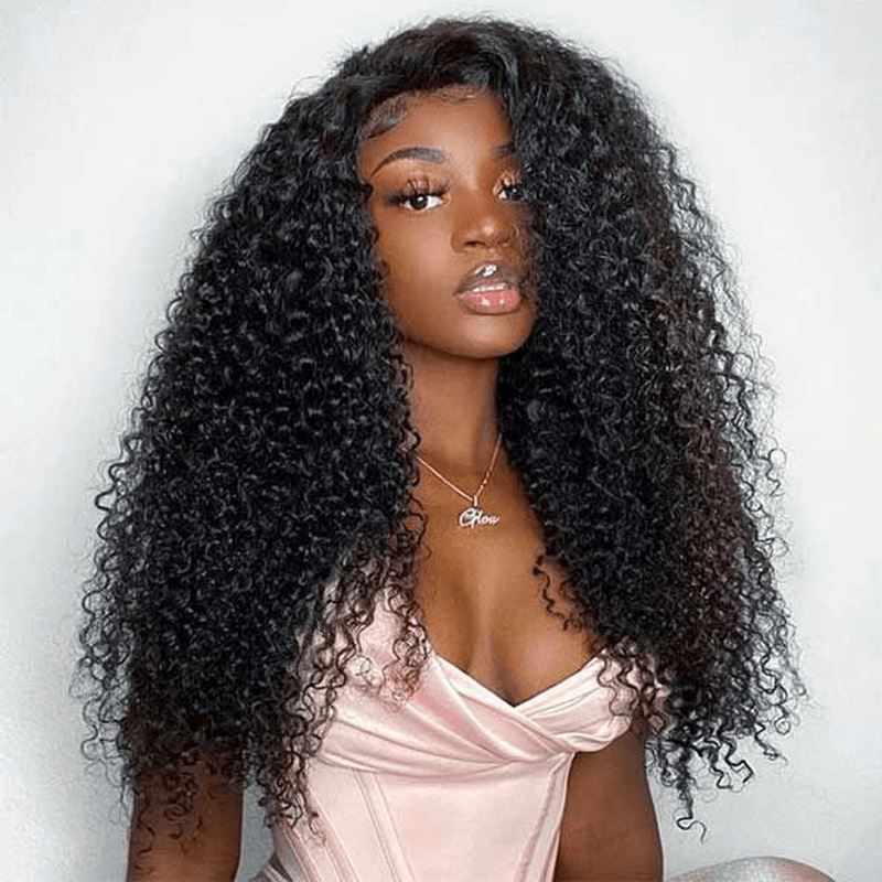 Aligrace Pro Series 200% Density Full End Kinky Curly Wigs for Black Women