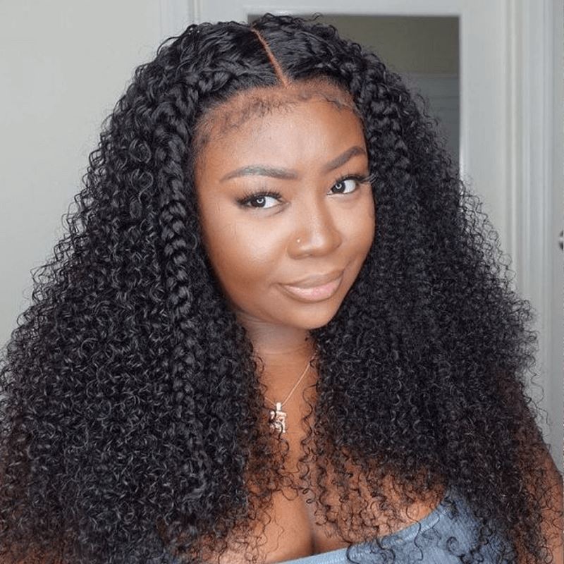 Aligrace Pro Series 200% Density Full End Kinky Curly Wigs for Black Women