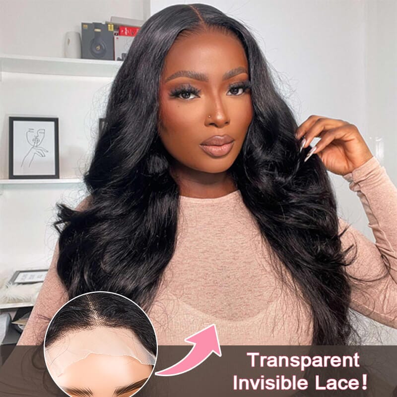 Aligrace 4x4 Lace Body Wave Human Hair Wigs 4x4 5x5 6x6 Lace Closure Wig AliGrace