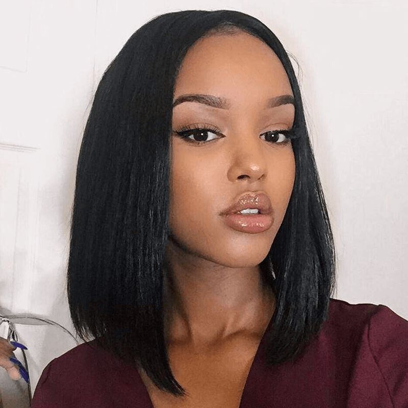 Aligrace MLG Series T Part Lace Straight Short Bob Wig