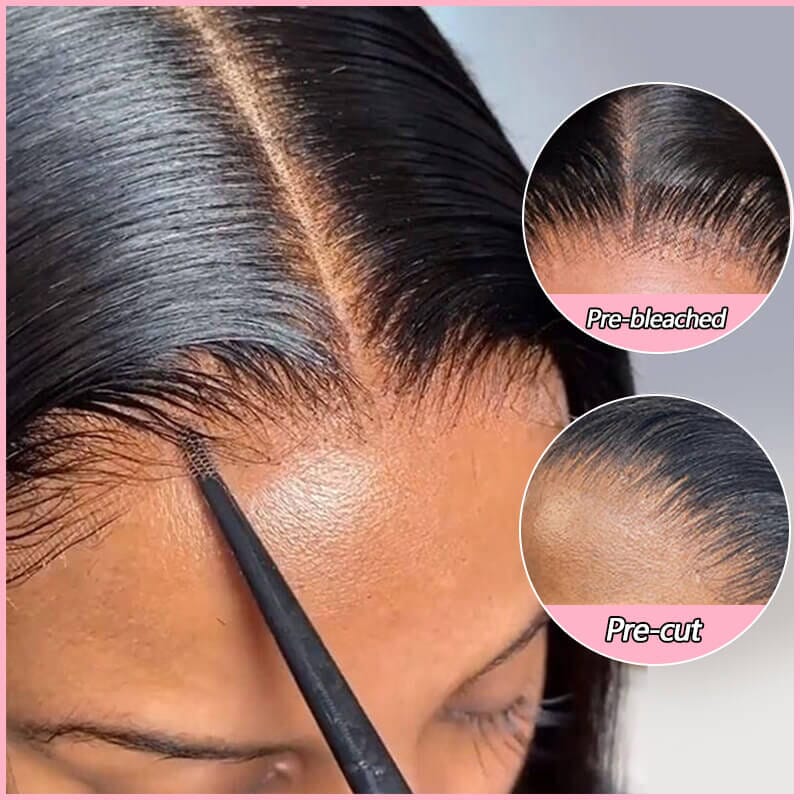 Aligrace 5x5 Lace Jerry Curly Wear & Go Pre-Cut Glueless Wig AliGrace