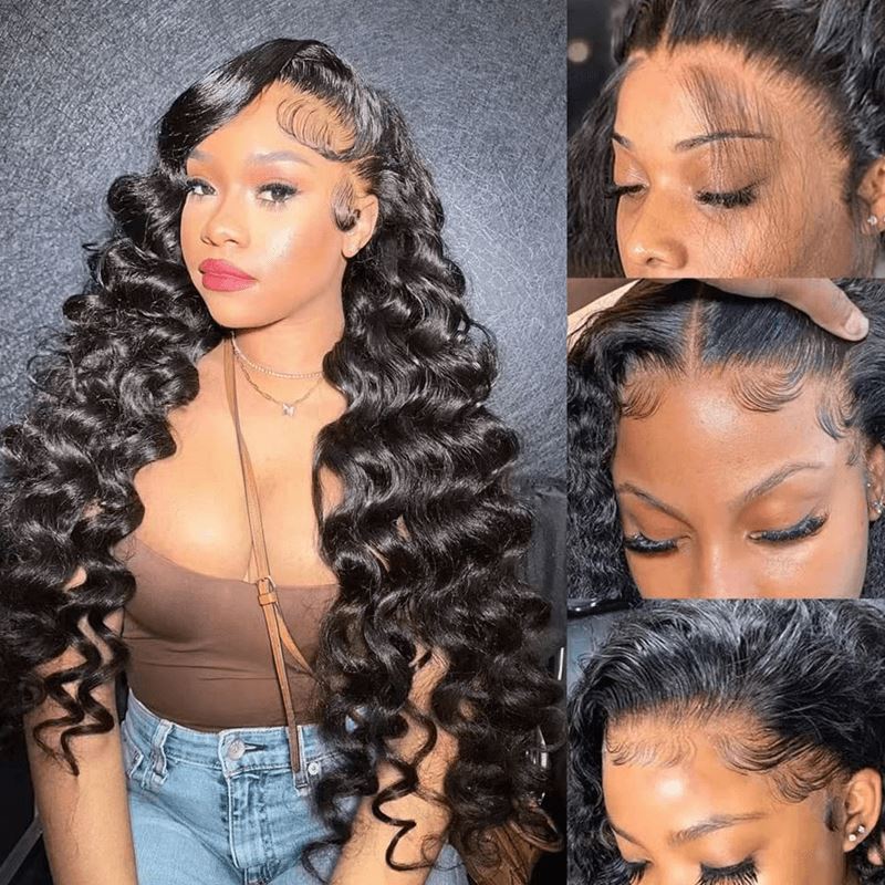 Ali Grace Peruvian 13x4 Lace Loose Wave Human Hair Wigs