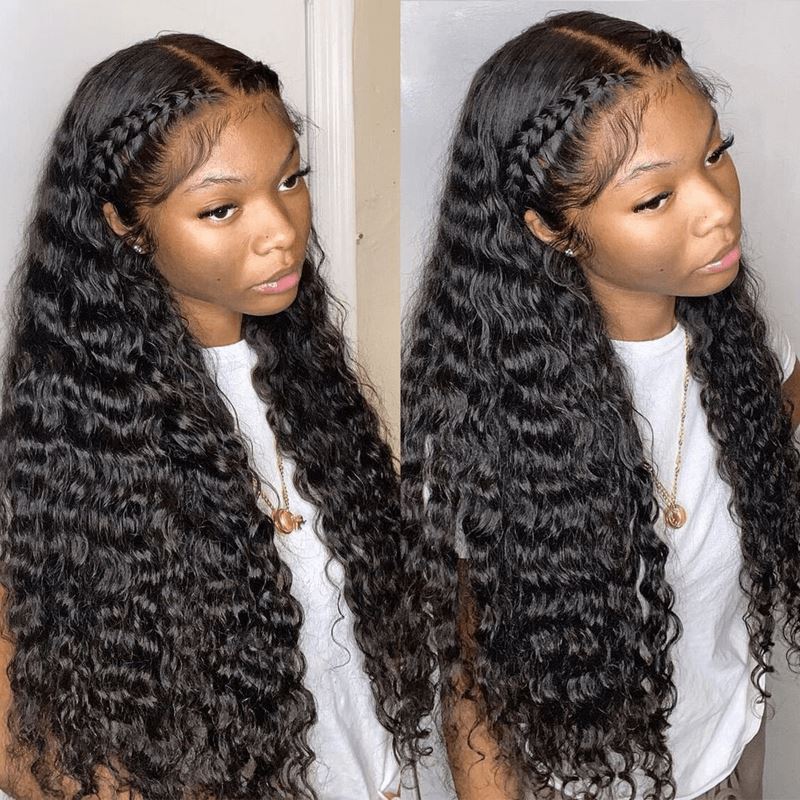 Aligrace 4x4 Lace Deep Wave Human Hair Wig