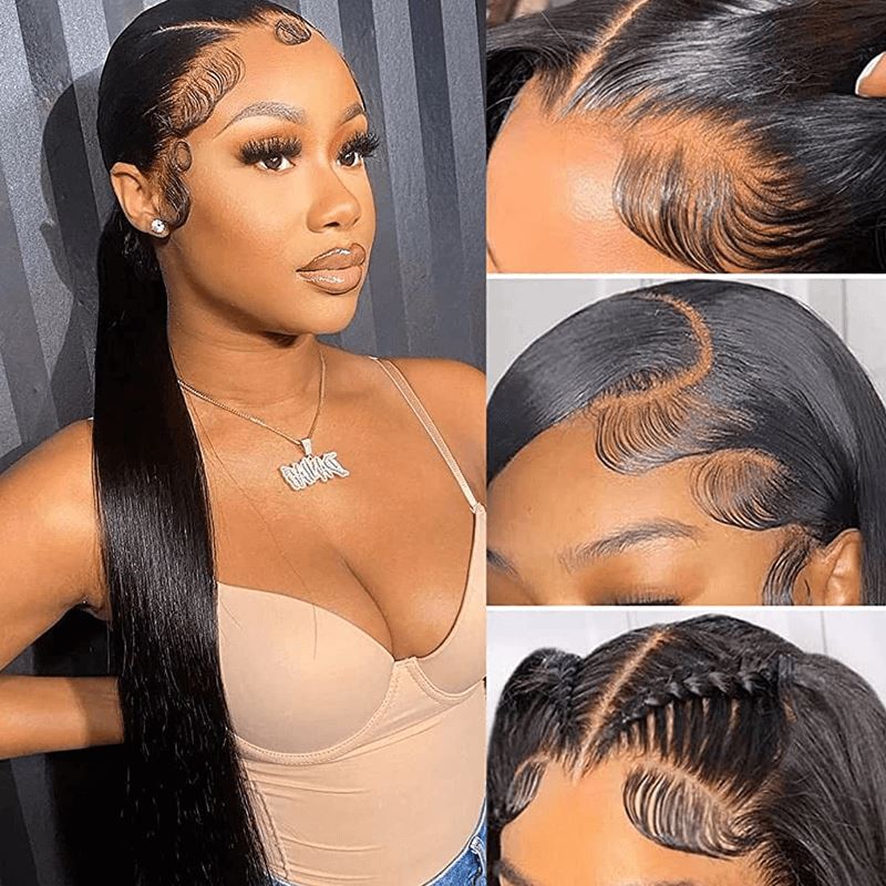Aligrace 4x4 Lace Straight Human Hair Wig