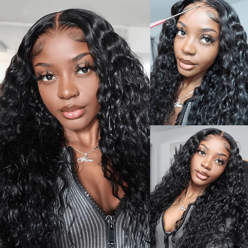 Aligrace 6x5 Pre-Everything Wear & Go Water Wave Beginner Friendly Wig