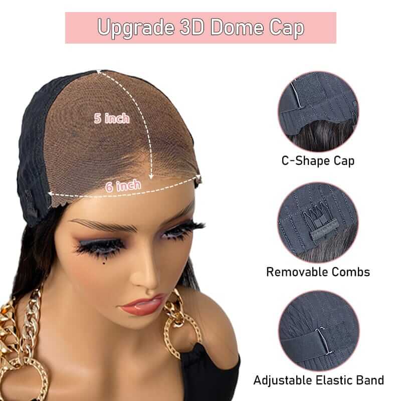 Aligrace Flash Sale Kinky Curly 6x5 Pre-Bleached Small Knots Transparent Lace Wear Go Glueless Wig