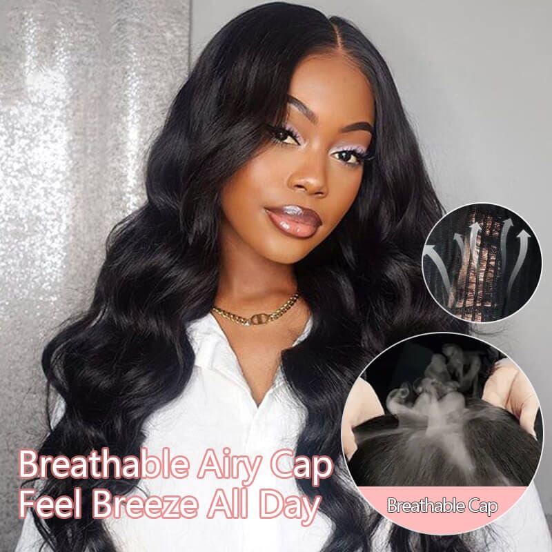 Aligrace Wear & Go 6x5 Pre-Cut Lace Body Wave Wig With Pre Bleached Invisible Knots