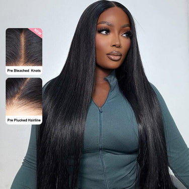 Aligrace Wear & Go 6x5 Pre-Cut Lace Natural Color Straight Wig