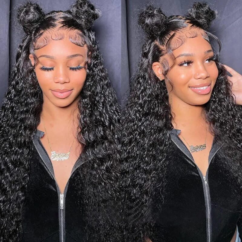 Aligrace 13X4 Lace Deep Wave Human Hair Wigs