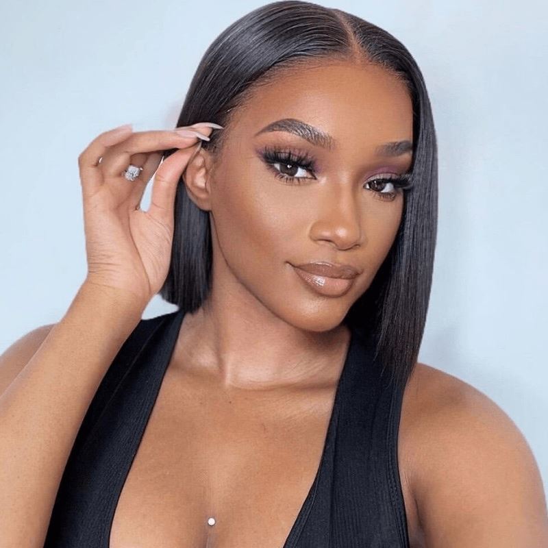 Aligrace MLG Series T Part Lace Straight Short Bob Wig
