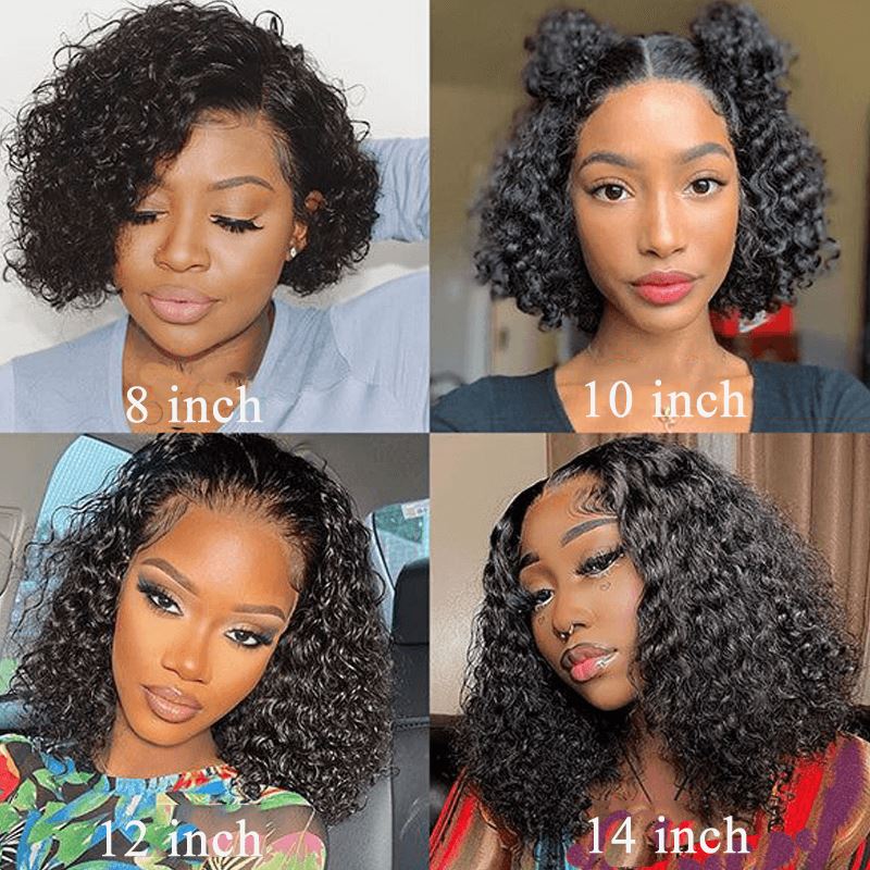 Aligrace 13x4 Lace Deep Curly BoB Wigs