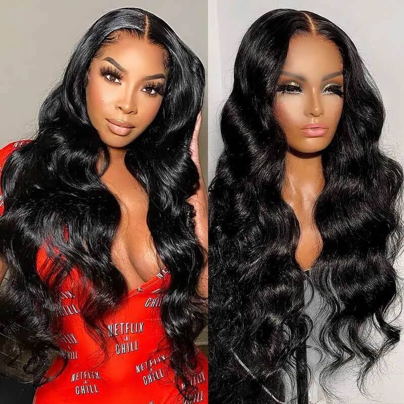 Aligrace Hair Protective Style 13x4 Lace Beginner Friendly Body Wave Human Hair Wig