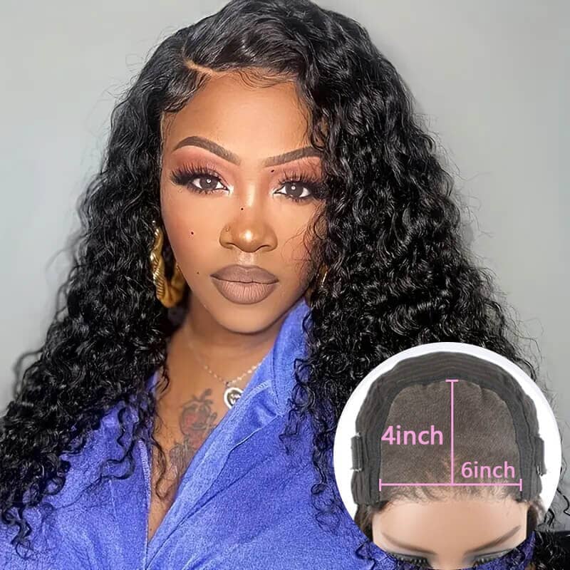 Aligrace 6x4 Lace Kinky Curly Wear & Go Glueless Wig