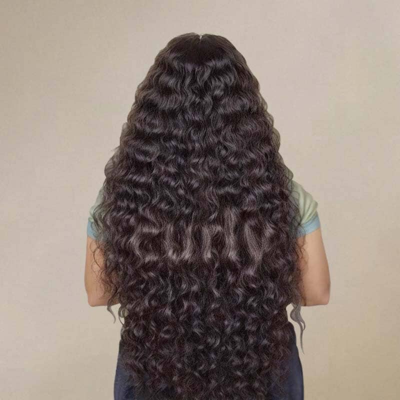 Aligrace Beginner Friendly 13x4 Lace Natural Human Hair Curly Wig