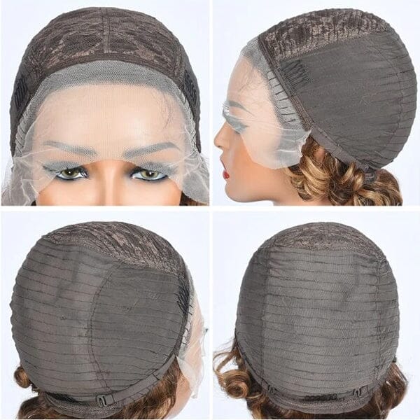Aligrace 13x1 Lace Loose Deep Wigs #4/27 Highlight Color