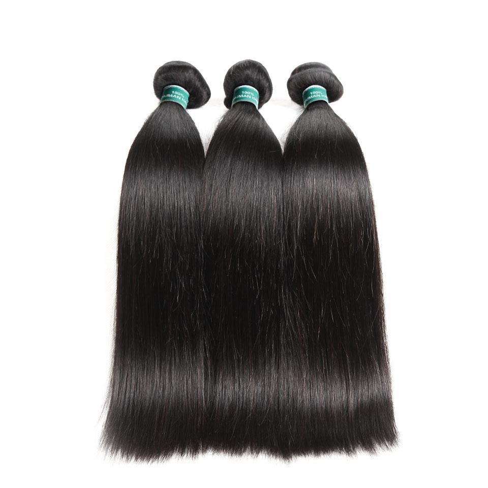Ali Grace Straight Hair Bundles 3 Pcs With 4*4 Lace Closure