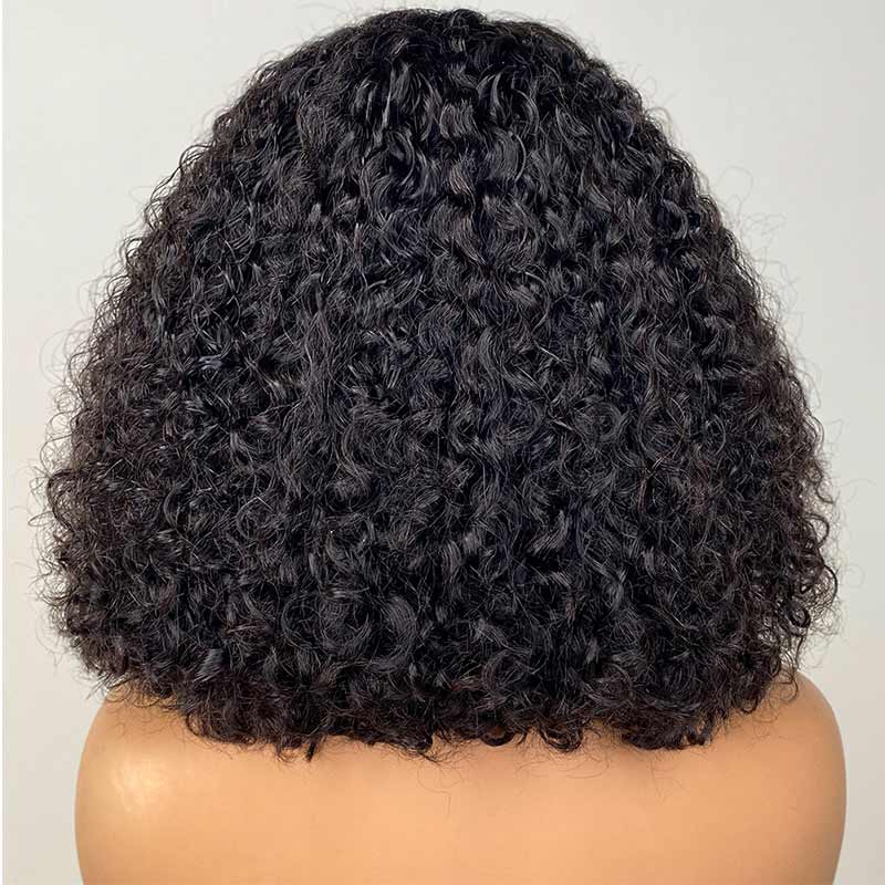 Aligrace MLG Series 13x5x1 Lace Front Curly Bob Wigs