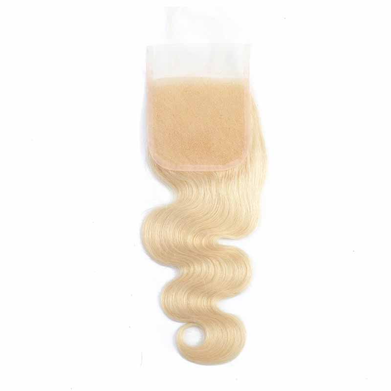 ALI GRACE 4x4 Lace Closure 613 Blonde Body Wave Lace Closure Remy Hair 4*4 Lace Closure AliGrace