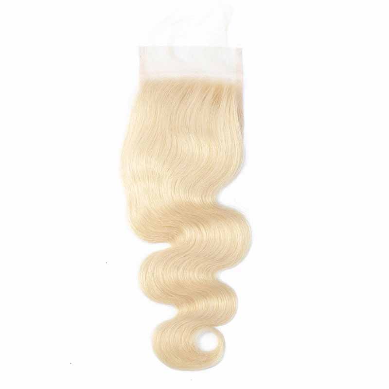 ALI GRACE 4x4 Lace Closure 613 Blonde Body Wave Lace Closure Remy Hair 4*4 Lace Closure AliGrace