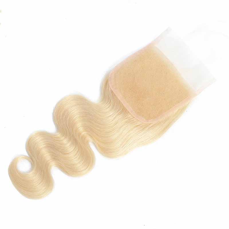 ALI GRACE 4x4 Lace Closure 613 Blonde Body Wave Lace Closure Remy Hair 4*4 Lace Closure AliGrace