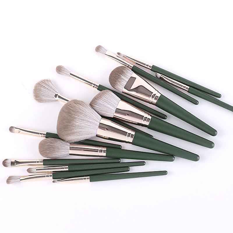 Ali Grace Makeup Brush Set With Storage Complete 14PCS Beauty Tool Makeup Tools Short Bob Wig AliGrace