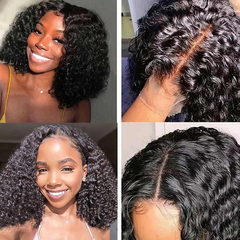 Aligrace MLG Series 13x5x1 T Part Lace Jerry Curly BoB Wigs