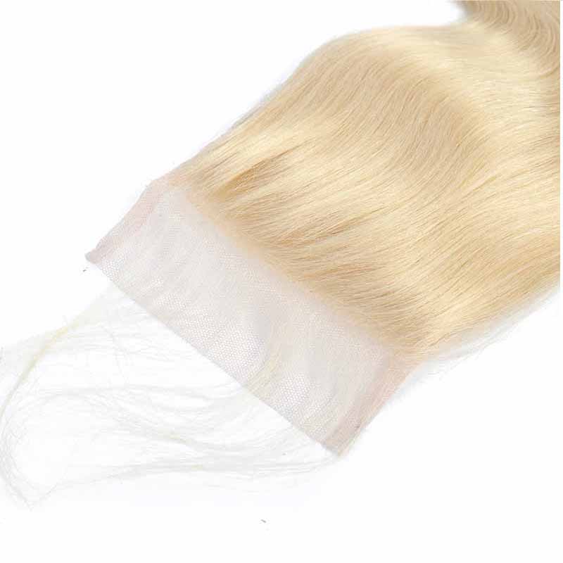 ALI GRACE 4x4 Lace Closure 613 Blonde Body Wave Lace Closure Remy Hair 4*4 Lace Closure AliGrace