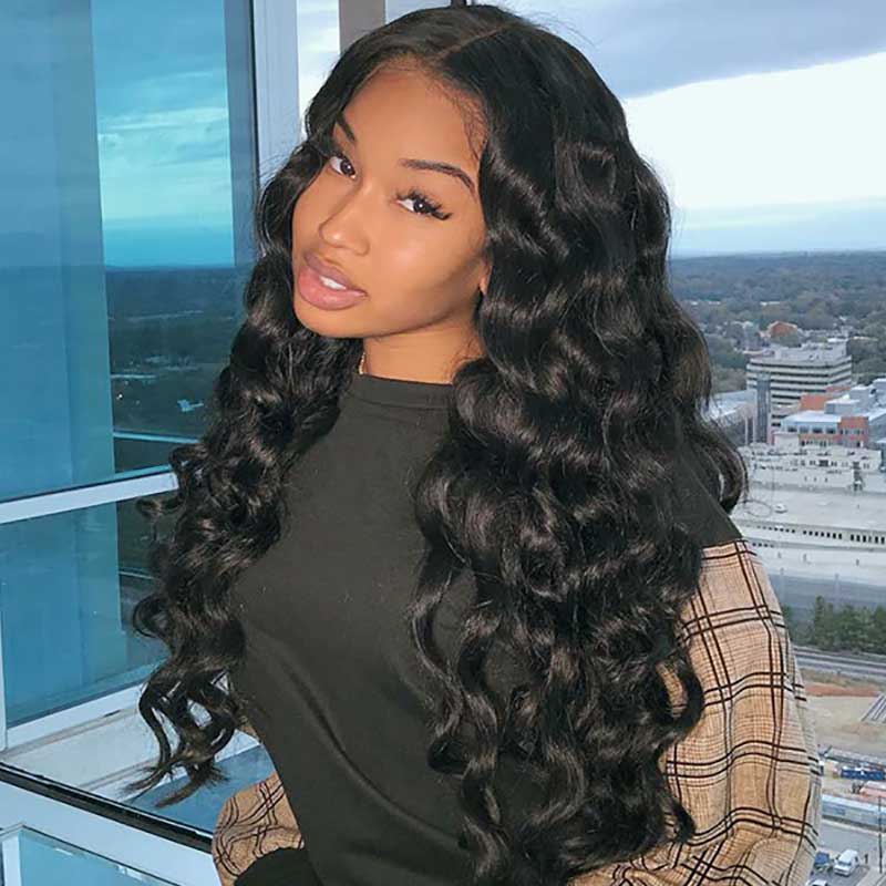 Ali Grace Peruvian 13x4 Lace Loose Wave Human Hair Wigs