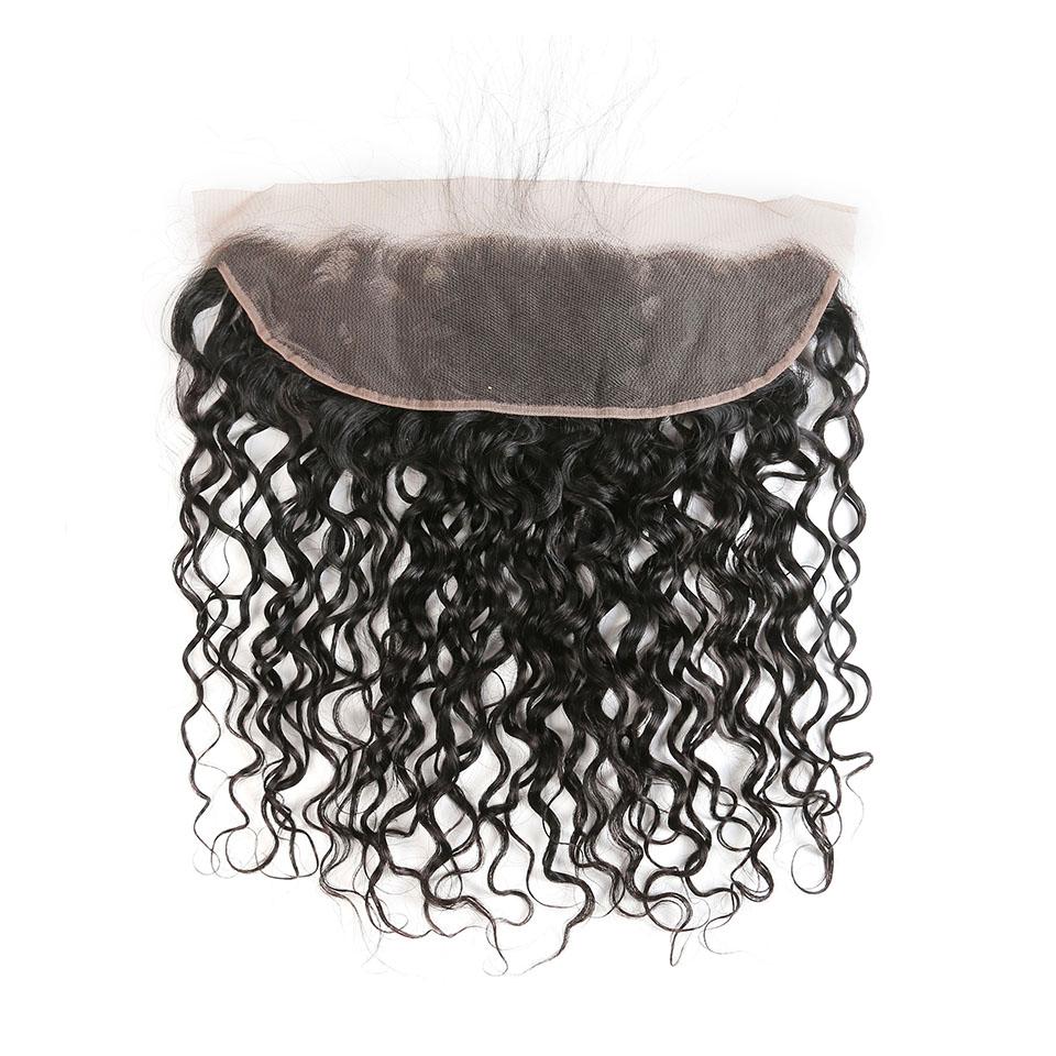 Ali Grace Water Wave Hair Bundles 3 Pcs with 13x4 Lace Frontal