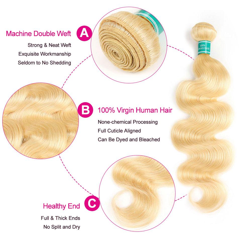 Blonde Body Wave 1 Bundles-3