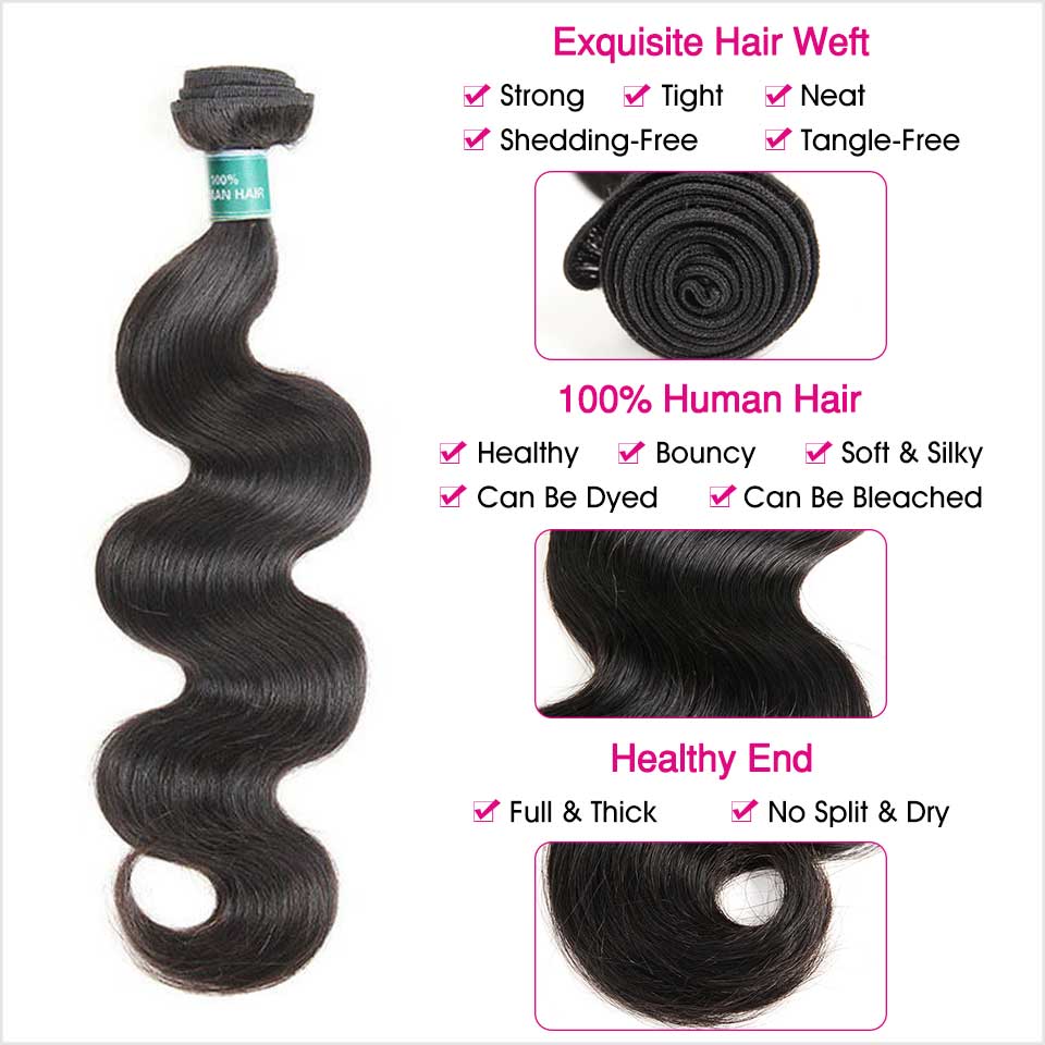 Products Ali Grace 3 Pcs Brazilian Body Wave Human Hair Bundles