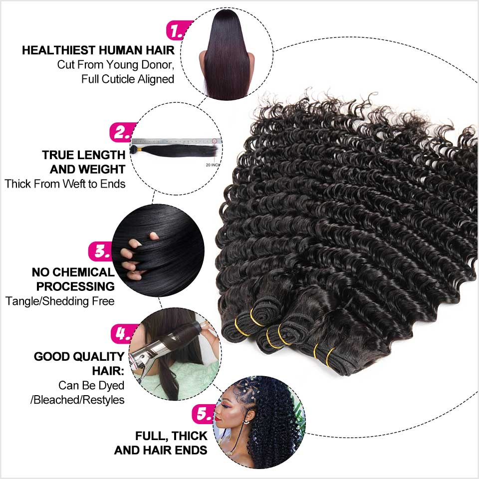 Virgin Human Hair Bundles-9