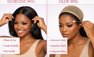 Glueless Wigs vs. Glue Wigs: Which One Is Right for You?