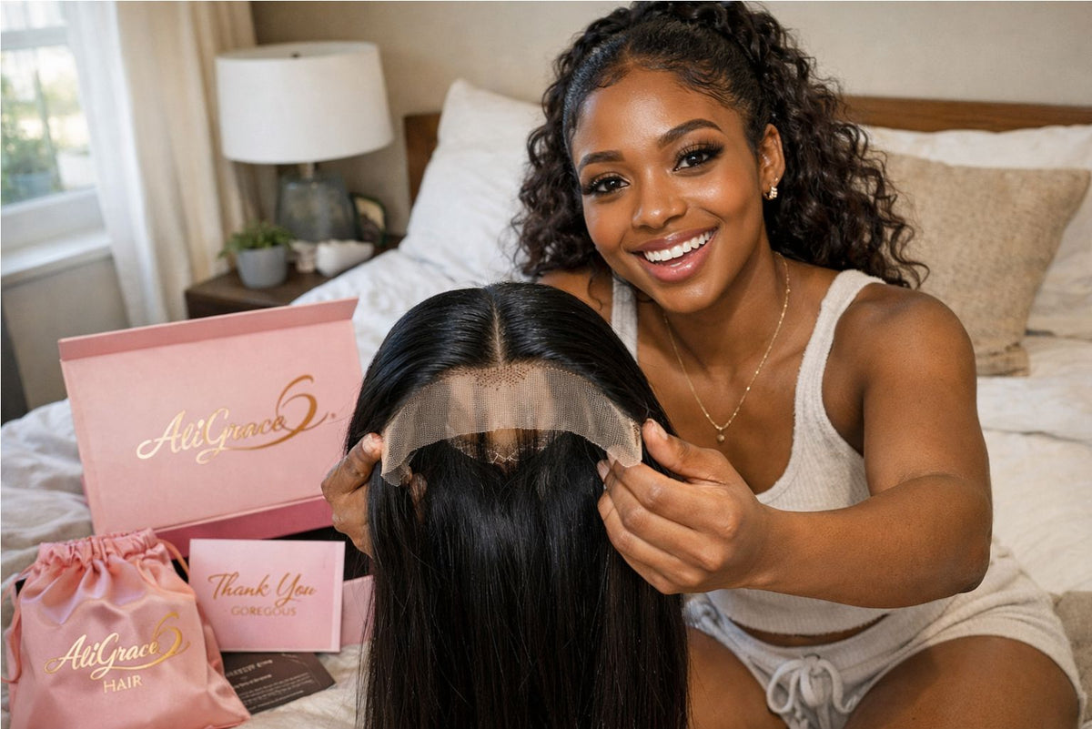 Get Ready With Me: My Effortless Glow-Up with AliGrace Wear & Go Straight Wig