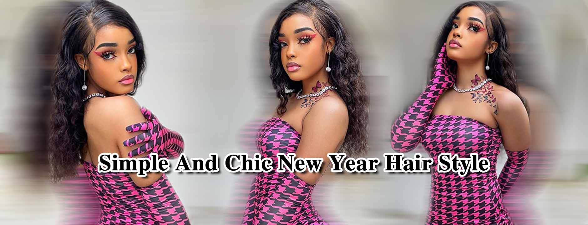 Simple And Chic New Year Hair Style!