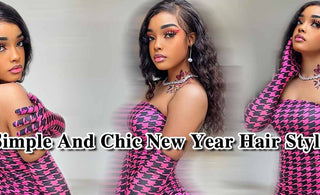 Simple And Chic New Year Hair Style!