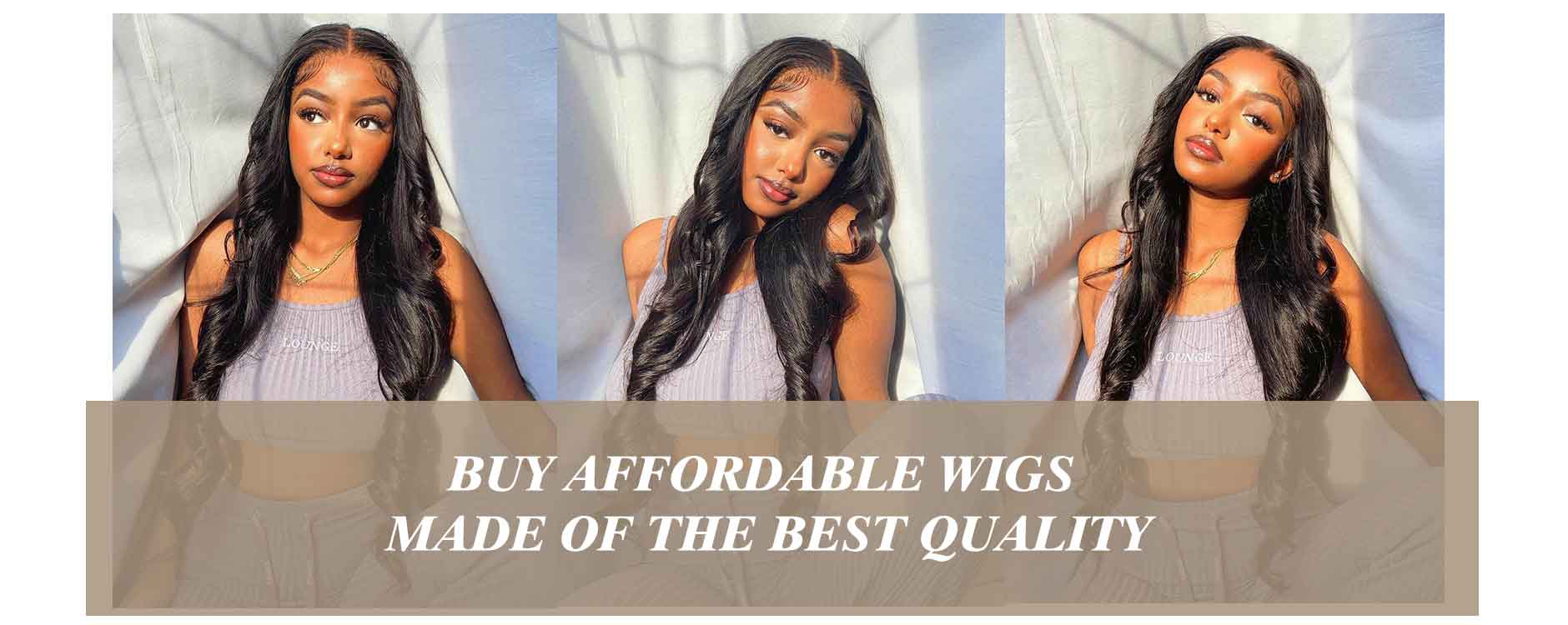 Buy affordable wigs made of the best quality