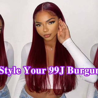How To Style Your 99J Burgundy Wigs!