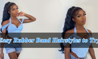 Easy Rubber Band Hairstyles to Try
