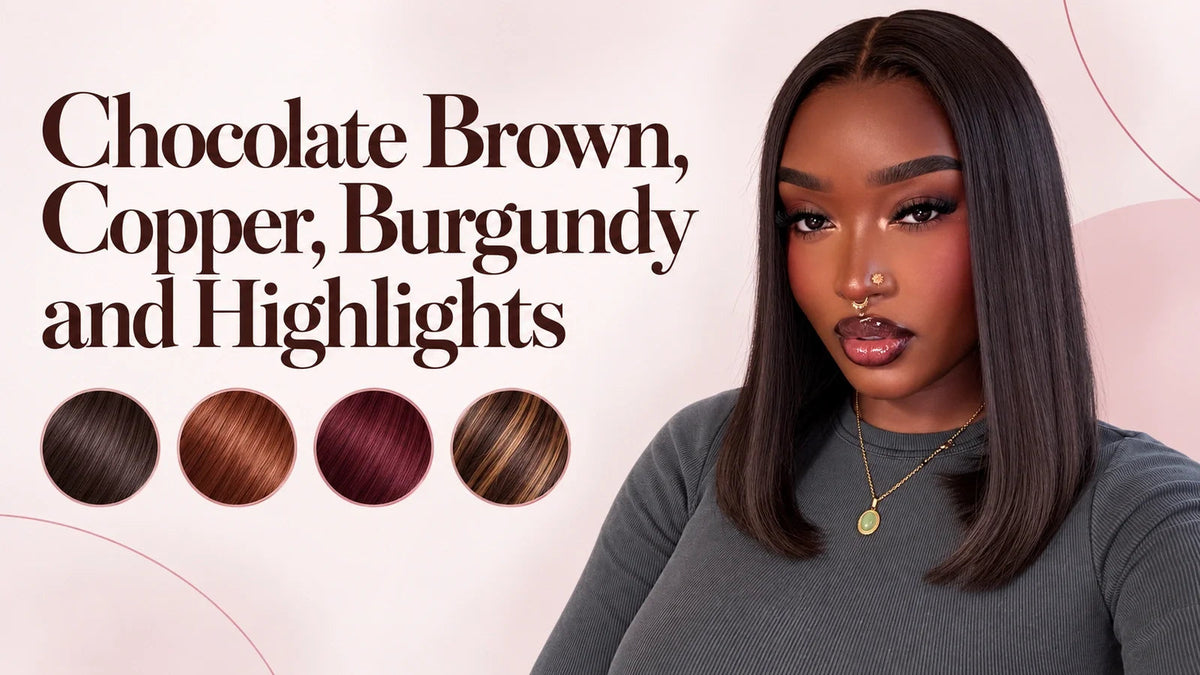 Best Fall Wig Colors for Dark Skin in 2026: Chocolate Brown, Copper, Burgundy and Highlights