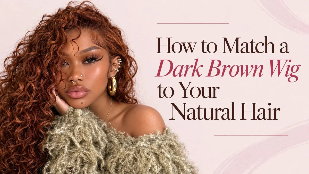 How to Match a Dark Brown Wig to Your Natural Hair: Tone, Density and Length