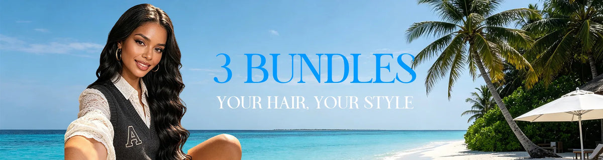 Ali Grace 3 bundles human hair collection featuring soft textures, natural movement, and high-quality virgin hair for beautiful everyday hairstyles.