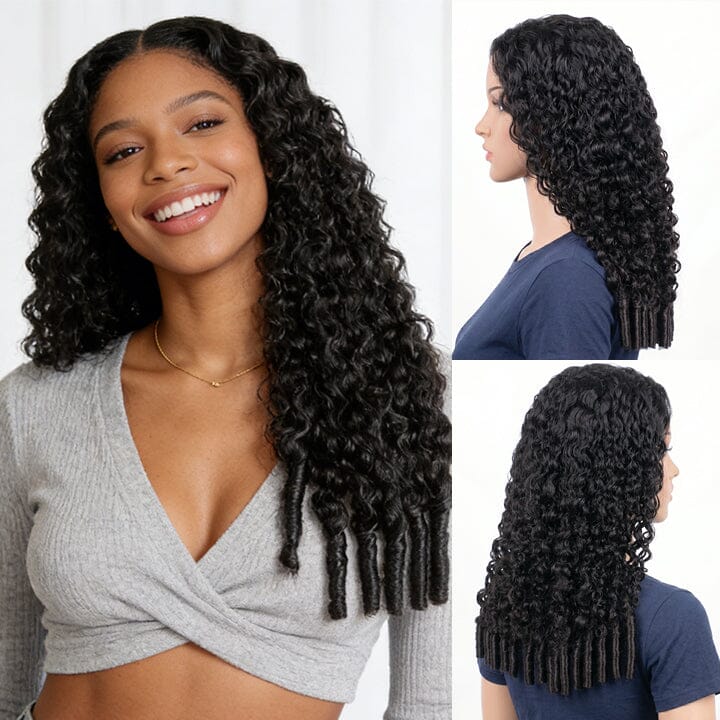 [WEAR GO HALF WIG] Aligrace Hair Burmese Curly Half Wig Invisible Hairline Beginner Friendly AliGrace 