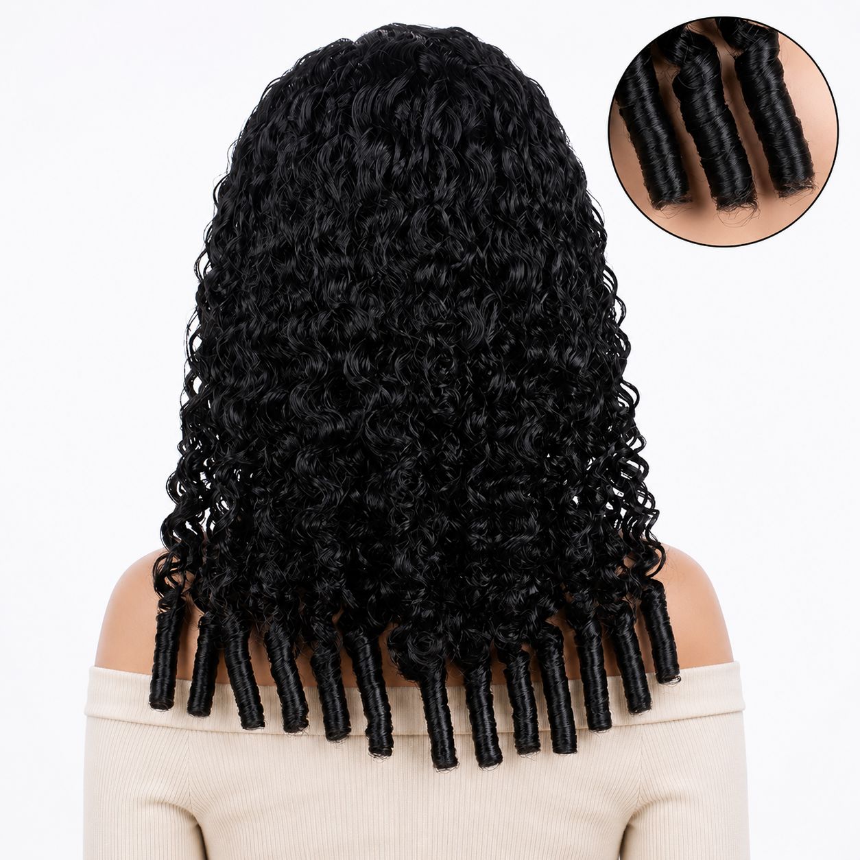 [WEAR GO HALF WIG] Aligrace Hair Burmese Curly Half Wig Invisible Hairline Beginner Friendly AliGrace 