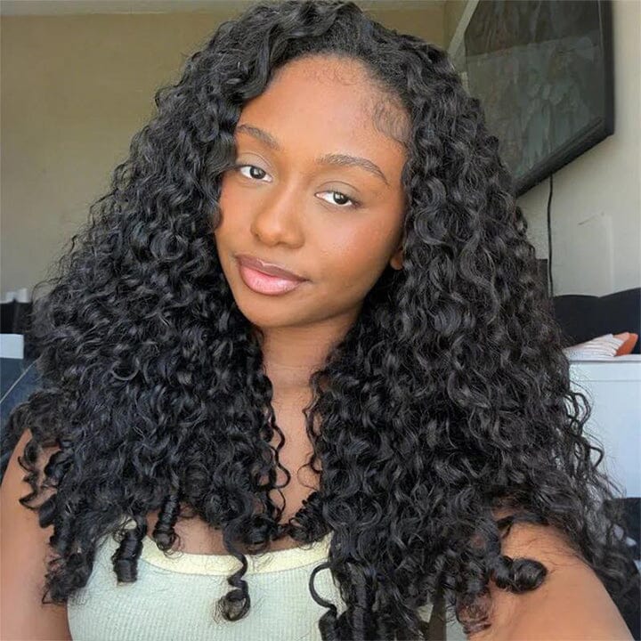 [WEAR GO HALF WIG] Aligrace Hair Burmese Curly Half Wig Invisible Hairline Beginner Friendly AliGrace 