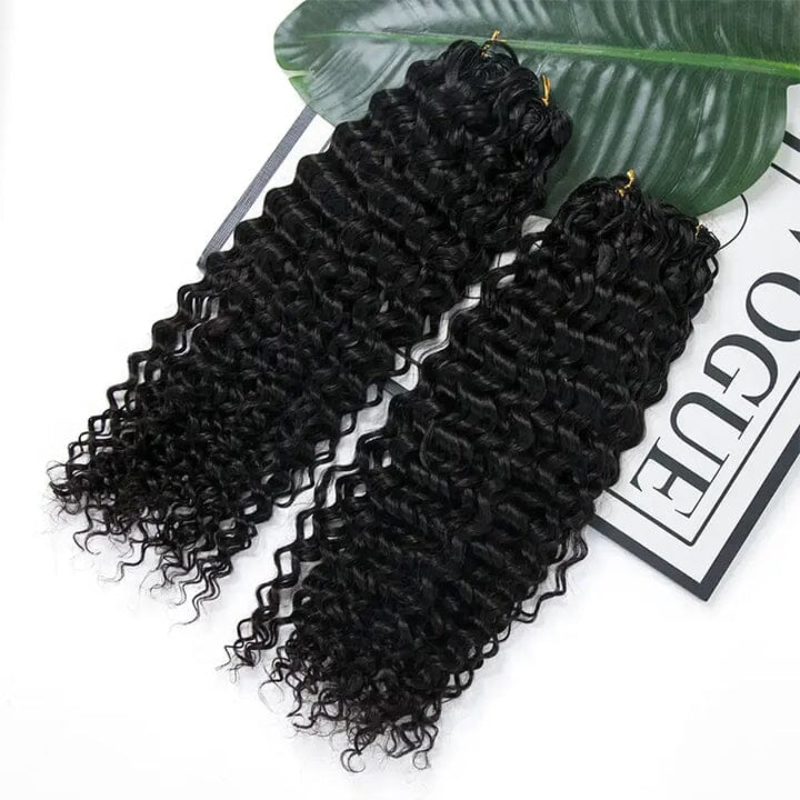 Aligrace Hair Water Wave Crochet Hair Extension Natural Color for Boho Braids Time Saving Hair AliGrace 