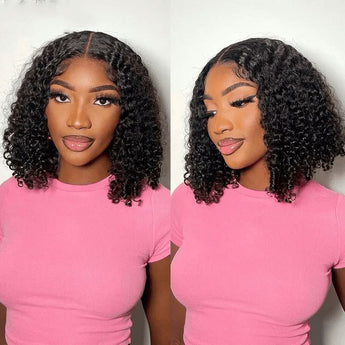 Ali Grace 13x4 Lace Short Bob Curly Human Hair Wigs