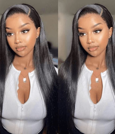 Aligrace 13x4 HD Invisible Lace Straight Wigs Human Hair